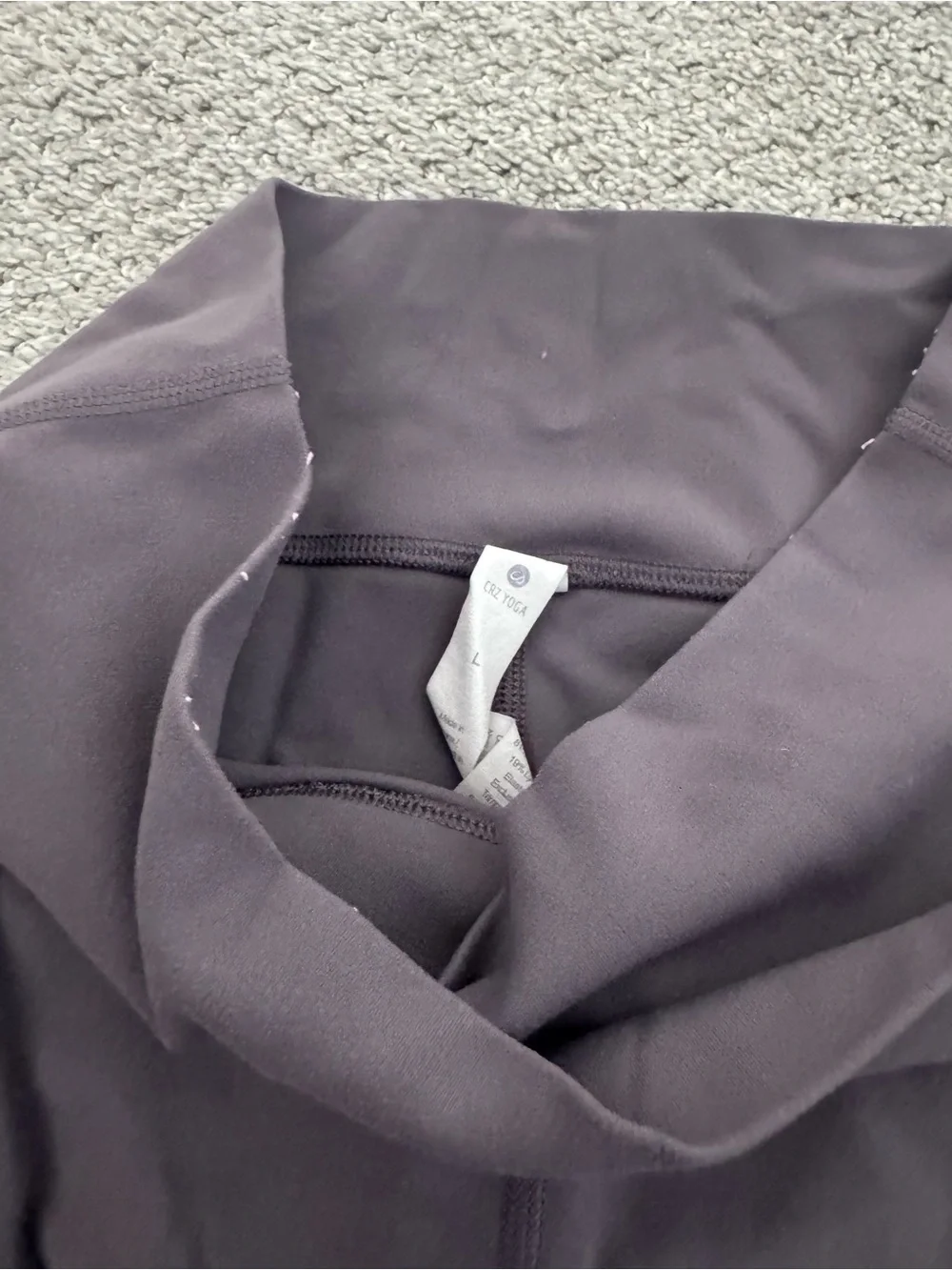 Girls CRZ Yoga Cross Top FlarePants in Dark Gray